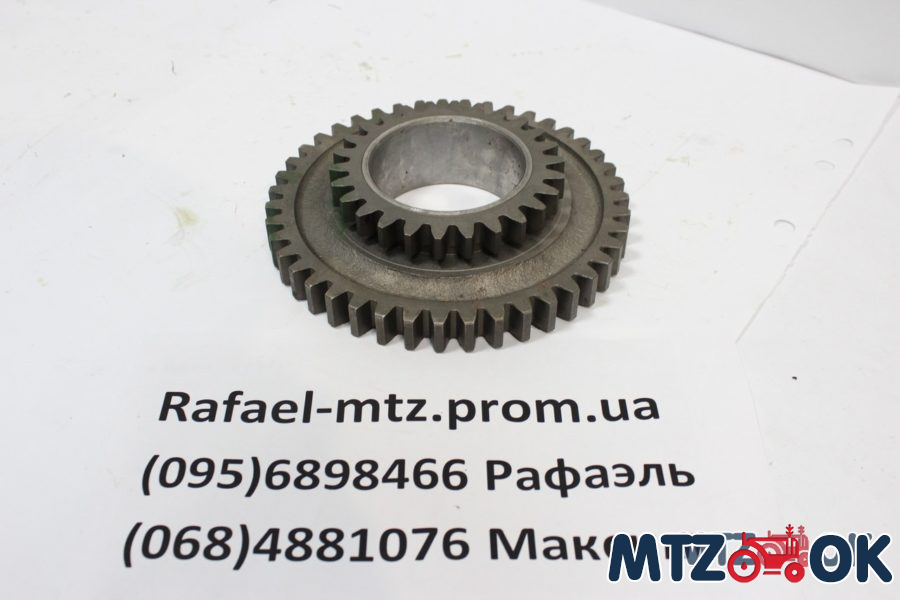 Шестерня промежуточная МТЗ. Z=43/26 (пр-во МЗШ) Ф50-1701056-Б Шестерня промежуточная МТЗ. Z=43/26 (пр-во МЗШ) Ф50-1701056-Б