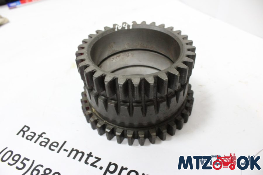 Шестерня промежуточного редуктора МТЗ (Zб=35/Zм=30) <ДК>70-1721041 Шестерня промежуточного редуктора МТЗ (Zб=35/Zм=30) <ДК>70-1721041
