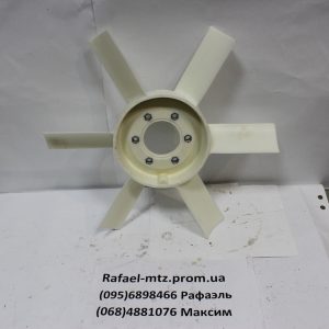 Вентилятор системы охлаждения Д 243,245 пластиковый 6 лопаст. (пр-во Радиоволна)245-1308010-А