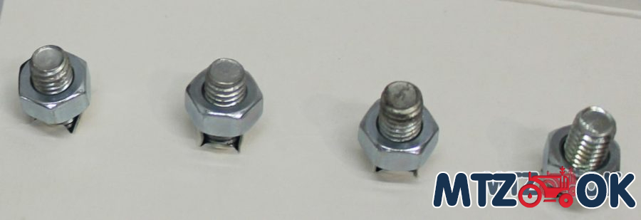 Болты крепления номерного знака нержавеющая сталь к-т Болты крепления номерного знака нержавеющая сталь к-т