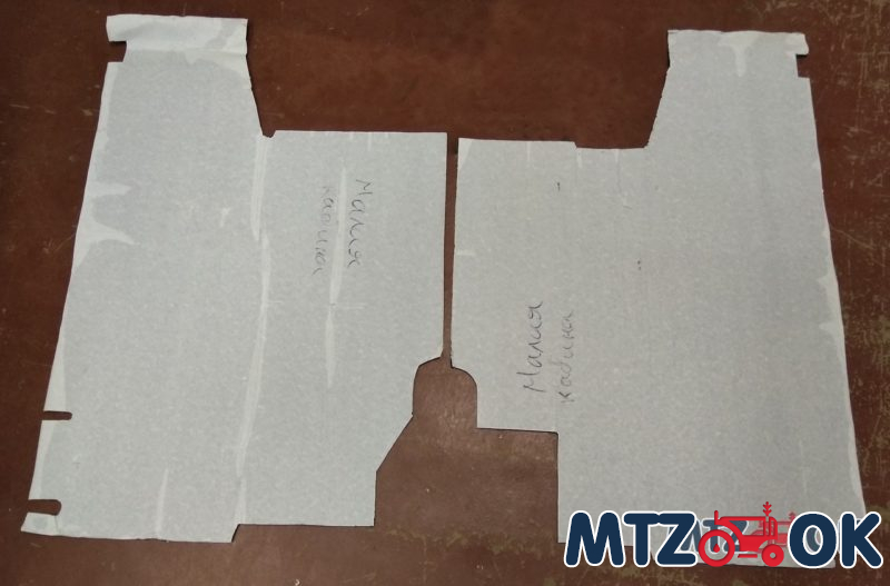 Виброизоляция пола кабины МК Виброизоляция пола кабины МК