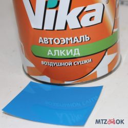 Краска Vika алкид синяя однокомпонентная 0,8 л