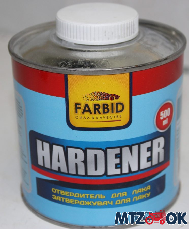 Отвердитель в ассортименте для двухкомпонентной акриловой краски Отвердитель в ассортименте для двухкомпонентной акриловой краски