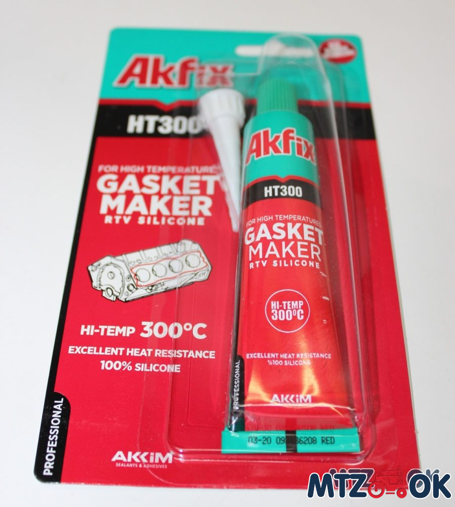 Герметик силиконовый Akfix 50г красный Герметик силиконовый Akfix 50г красный