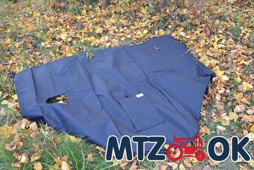 Утеплитель МТЗ 80/82 (чехол капота) кругл.фары по бокам (пр-во Украина) Утеплитель МТЗ 80/82 (чехол капота) кругл.фары по бокам (пр-во Украина)