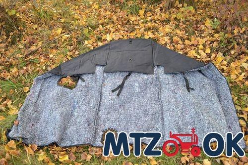 Утеплитель МТЗ 80/82 (чехол капота) кругл.фары по бокам (пр-во Украина) Утеплитель МТЗ 80/82 (чехол капота) кругл.фары по бокам (пр-во Украина)