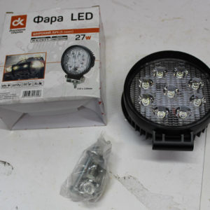 Фара LED круглая 27W, 9 ламп (110х128мм) 12/24В (пр-воДК) DK B2-27W-B FL