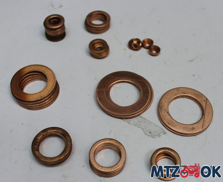 Шайба медная в ассортименте Шайба медная в ассортименте