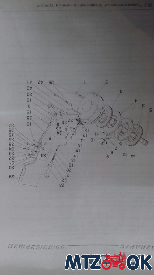 Комплект управления стояночным тормозом МТЗ УК (к-т) Комплект управления стояночным тормозом МТЗ УК (к-т)
