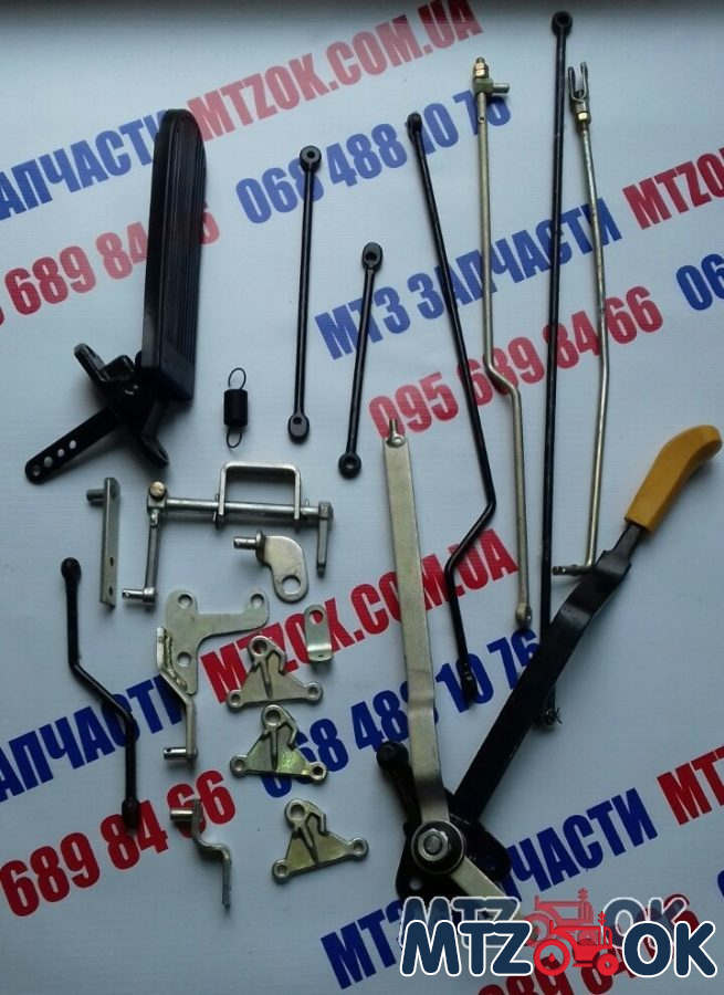 Управление подачей топлива в сборе + рукоятка ВОМ к-т 800-1108500 Управление подачей топлива в сборе + рукоятка ВОМ к-т 800-1108500