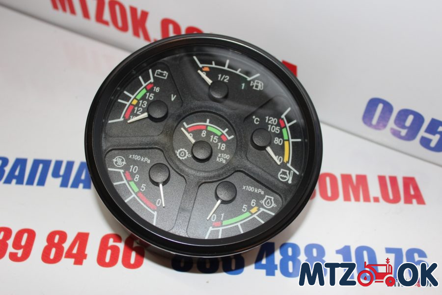 Комбинация приборов МТЗ 1221/1222/1523 (6 приб.) (КД8811-1, АР70.3801) (пр-во ОАО Измеритель) КД8071-4 Комбинация приборов МТЗ 1221/1222/1523 (6 приб.) (КД8811-1, АР70.3801) (пр-во ОАО Измеритель) КД8071-4