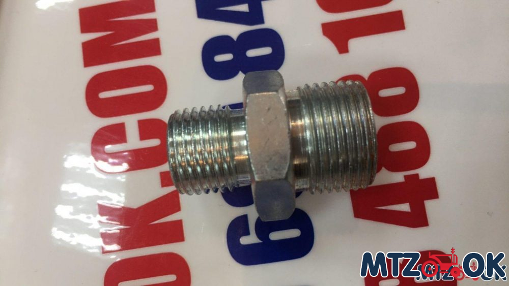 Штуцер переходной S19хS24 (М16x1,5-М20x1,5) (пр-во Агро-Импульс.М.) Штуцер переходной S19хS24 (М16x1,5-М20x1,5) (пр-во Агро-Импульс.М.)