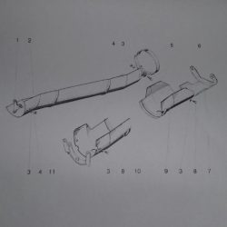 Ограждение карданного привода МТЗ в сборе (пр-во МТЗ) 72-2203040 Ограждение карданного привода МТЗ в сборе (пр-во МТЗ) 72-2203040