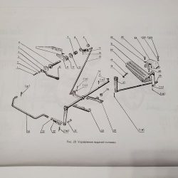 Тяга управления подачей топлива, ручной газ МТЗ МК (пр-во МТЗ) 70-1108167-Б1