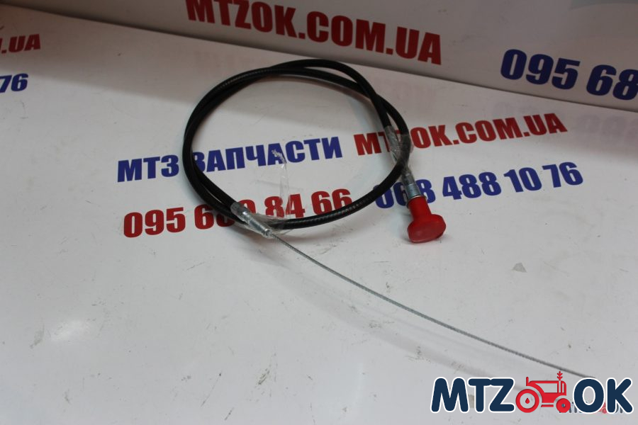 Трос управления остановки двигателя МТЗ L=1370мм (пр-во Беларусь) 70-1024300-01 Трос управления остановки двигателя МТЗ L=1370мм (пр-во Беларусь) 70-1024300-01