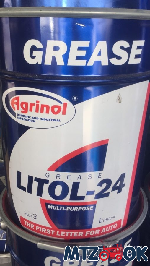 Смазка Литол-24 Агринол (Ведро 17кг) Смазка Литол-24 Агринол (Ведро 17кг)