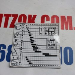 Наклейка МТЗ 80/82 КПП