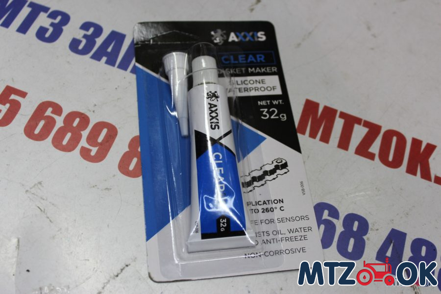 Герметик прокладок прозрачный 32гр AXXIS VSB-006 Герметик прокладок прозрачный 32гр AXXIS VSB-006