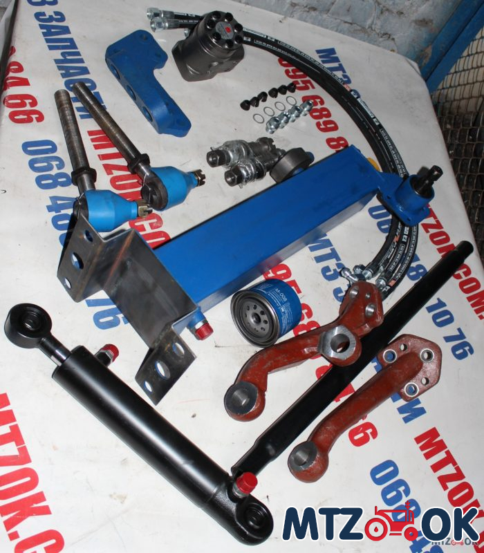 Комплект переоборудования ГУРа под насос-дозатор МТЗ-82 ЦС-50 1-но сторонний (с гидробаком) БАЗОВЫЙ Комплект переоборудования ГУРа под насос-дозатор МТЗ-82 ЦС-50 1-но сторонний (с гидробаком) БАЗОВЫЙ