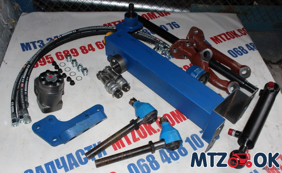 Комплект переоборудования ГУРа под насос-дозатор МТЗ-82 ЦС-50 1-но сторонний (с гидробаком) БАЗОВЫЙ Комплект переоборудования ГУРа под насос-дозатор МТЗ-82 ЦС-50 1-но сторонний (с гидробаком) БАЗОВЫЙ