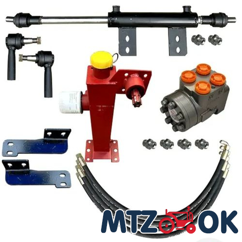 Комплект переоборудования ГУРа под НД МТЗ-80 ЦС-50 2-х сторонний (з. в. м.) (с гидробаком) БАЗОВЫЙ Комплект переоборудования ГУРа под НД МТЗ-80 ЦС-50 2-х сторонний (з. в. м.) (с гидробаком) БАЗОВЫЙ