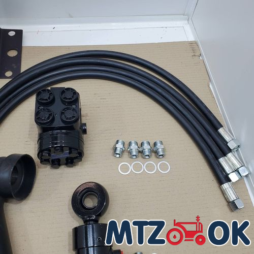 Комплект переоборудования ГУРа под насос-дозатор МТЗ-80 ЦС-50 1-но сторонний (передний неведущий мост) (гидробак с блокировкой) БАЗОВЫЙ Комплект переоборудования ГУРа под насос-дозатор МТЗ-80 ЦС-50 1-но сторонний (передний неведущий мост) (гидробак с блокировкой) БАЗОВЫЙ