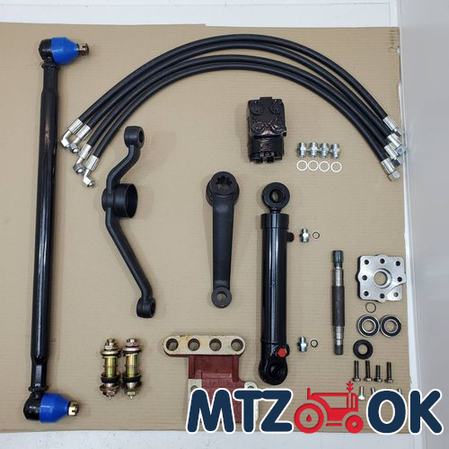 Комплект переоборудования ГУРа под насос-дозатор МТЗ-80 ЦС-50 1-но сторонний (передний неведущий мост) (с гидробаком) БАЗОВЫЙ Комплект переоборудования ГУРа под насос-дозатор МТЗ-80 ЦС-50 1-но сторонний (передний неведущий мост) (с гидробаком) БАЗОВЫЙ