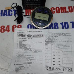 Указатель многофункциональный 12В (вольтметр, температура, часы)