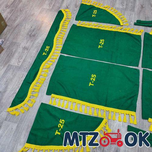 Шторы в кабину Т-25 к-т (ткань) Шторы в кабину Т-25 к-т (ткань)