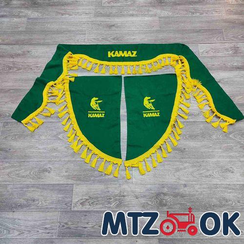 Шторы в кабину КАМАЗ к-т (ткань) Шторы в кабину КАМАЗ к-т (ткань)