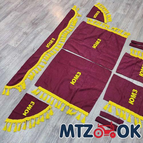 Шторы в кабину ЮМЗ МК к-т (ткань) Шторы в кабину ЮМЗ МК к-т (ткань)