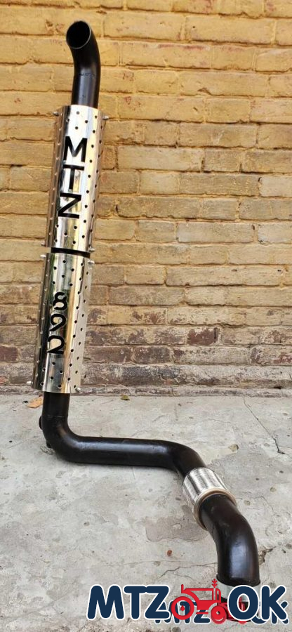 Глушитель МТЗ 892 труба в трубе (без гриля), толщина 3мм Глушитель МТЗ 892 труба в трубе (без гриля), толщина 3мм