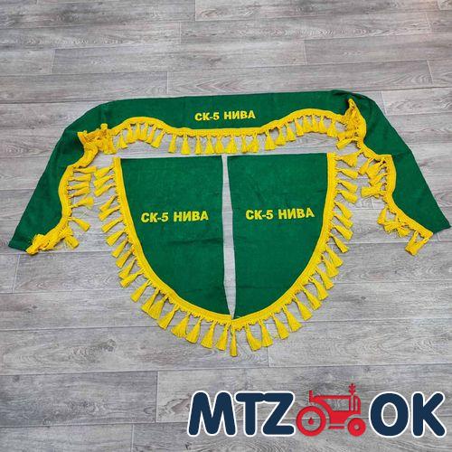 Шторы в кабину Нива ск-5 к-т (ткань) Шторы в кабину Нива ск-5 к-т (ткань)