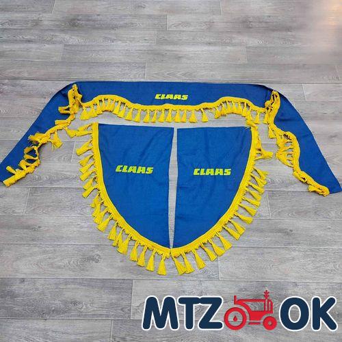 Шторы в кабину Клаас к-т (ткань) комбайн Шторы в кабину Клаас к-т (ткань) комбайн