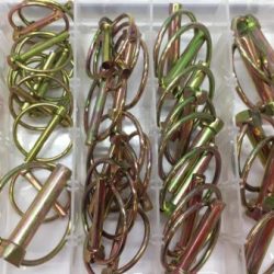 Набор SYD-1077 пальцев со шляпкой+стопорная чека (48шт) Набор SYD-1077 пальцев со шляпкой+стопорная чека (48шт)