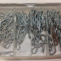 Набор SYD-1091 шплинтов волнистых, метричкских тип R (150шт, 6 видов) Набор SYD-1091 шплинтов волнистых, метричкских тип R (150шт, 6 видов)