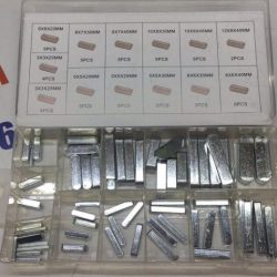 Набор SYD-1073 шпонок прямоугольных (60шт, 13 размеров) Набор SYD-1073 шпонок прямоугольных (60шт, 13 размеров)