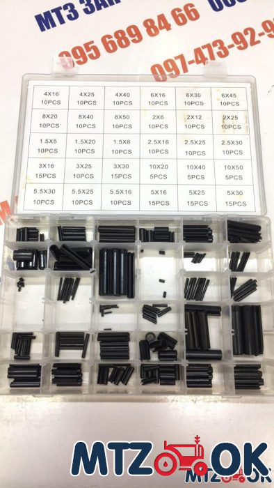 Набор SYD-1082 штифтов (315шт, 1,5-5мм, 30 видов) Набор SYD-1082 штифтов (315шт, 1,5-5мм, 30 видов)