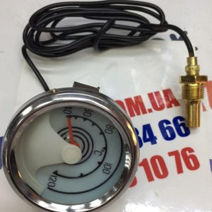 Указатель температуры воды МТЗ механический с подсветкой L=1.67м (пр-во ДК) УТ-200 с подсветкой