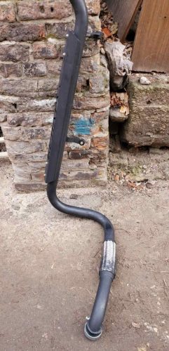 Глушитель МТЗ 892 прямоток (накладка черная), толщина 1,5мм Глушитель МТЗ 892 прямоток (накладка черная), толщина 1,5мм