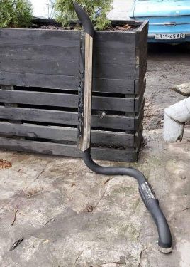 Глушитель МТЗ 892 прямоток (накладка нержавейка), толщина 1,5мм Глушитель МТЗ 892 прямоток (накладка нержавейка), толщина 1,5мм