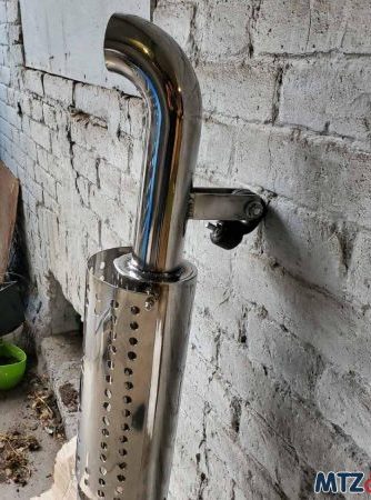 Глушитель МТЗ 920 нержавейка Глушитель МТЗ 920 нержавейка