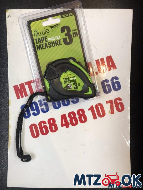 Рулетка с фикс.3м х 16мм Аллоид Рулетка с фикс.3м х 16мм Аллоид