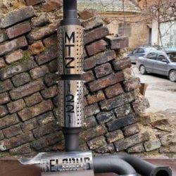 Глушитель МТЗ 1221 труба в трубе с флянцем, с 3-мя гриль решетками, толщина 3мм