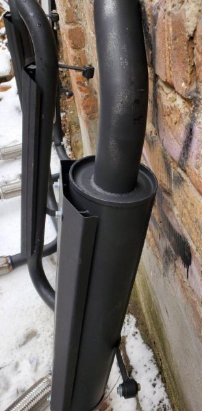 Глушитель МТЗ 80, 82, 920 УК с глушителем (накладка черная), толщина 1,5мм Глушитель МТЗ 80, 82, 920 УК с глушителем (накладка черная), толщина 1,5мм