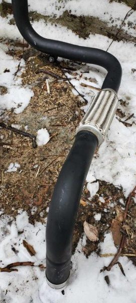 Глушитель МТЗ 80, 82, 920 УК с глушителем (накладка черная), толщина 1,5мм Глушитель МТЗ 80, 82, 920 УК с глушителем (накладка черная), толщина 1,5мм