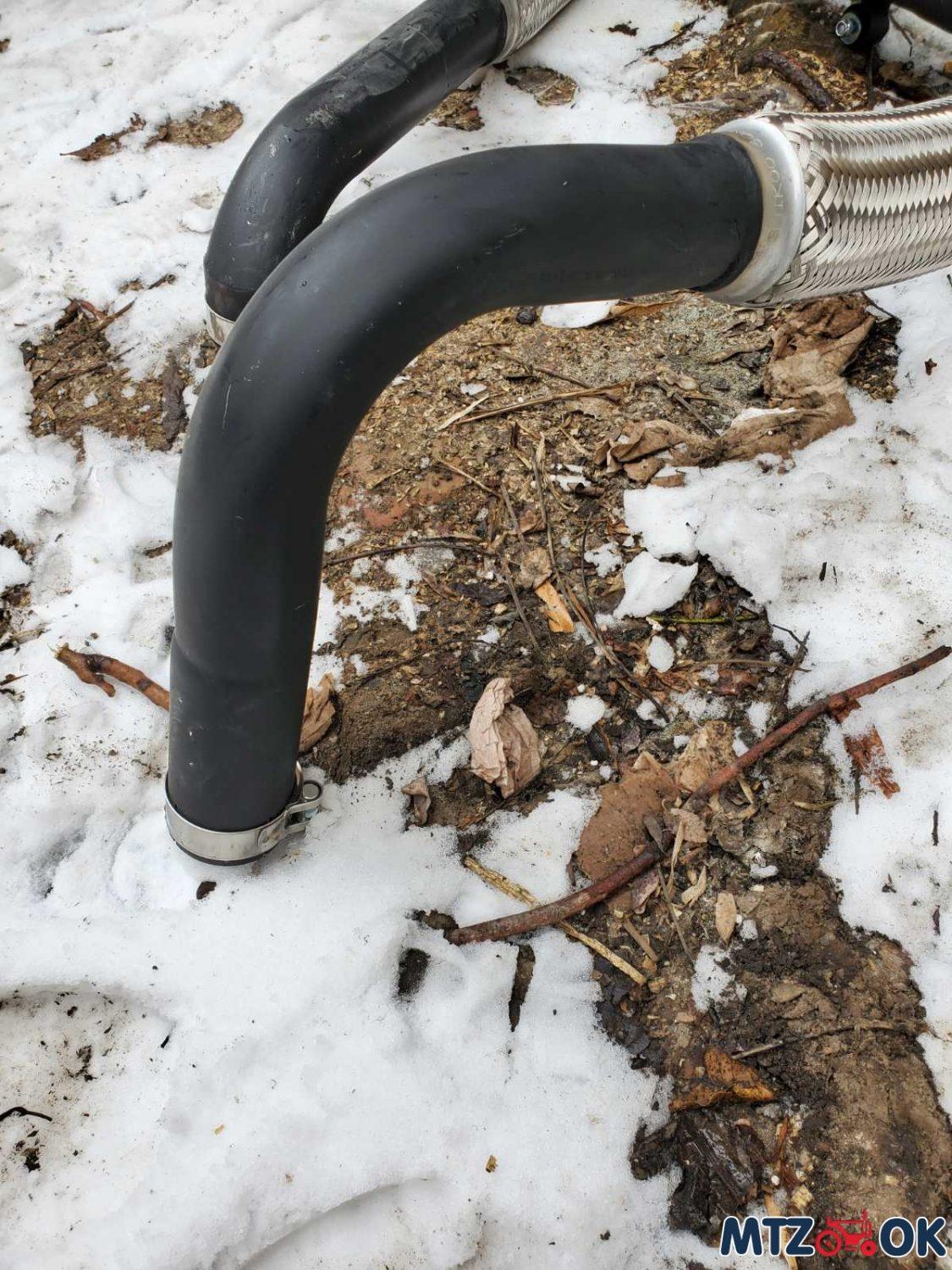 Глушитель МТЗ 80, 82, 920 УК с глушителем (накладка черная), толщина 1,5мм Глушитель МТЗ 80, 82, 920 УК с глушителем (накладка черная), толщина 1,5мм