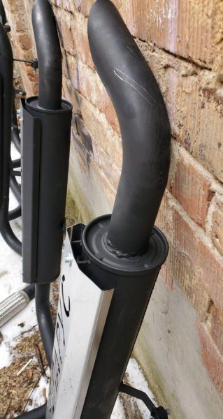 Глушитель МТЗ 80, 82, 920 УК с глушителем (накладка нержавейка), толщина 1,5мм Глушитель МТЗ 80, 82, 920 УК с глушителем (накладка нержавейка), толщина 1,5мм