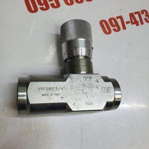 Дроссель c обратным клапаном VREU 90 3/4 80л-мин (пр-во Италия)