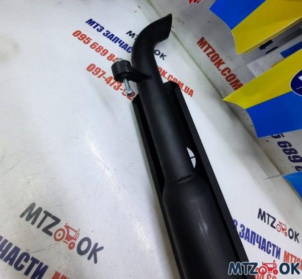 Глушитель МТЗ 1025 стронгер (накладка черная), толщина 1,5мм Глушитель МТЗ 1025 стронгер (накладка черная), толщина 1,5мм